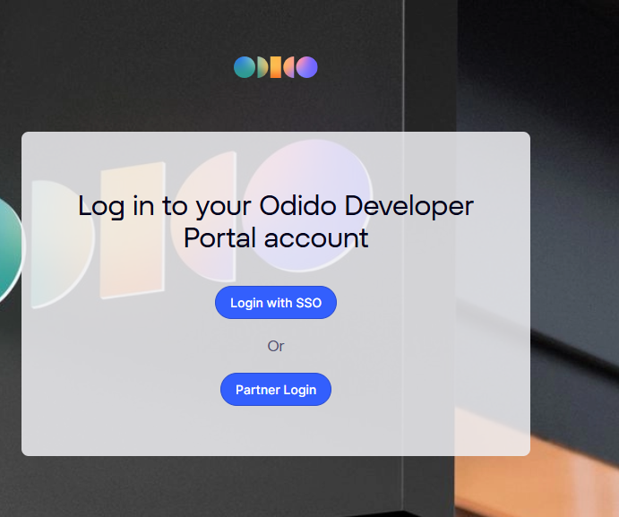 Login options